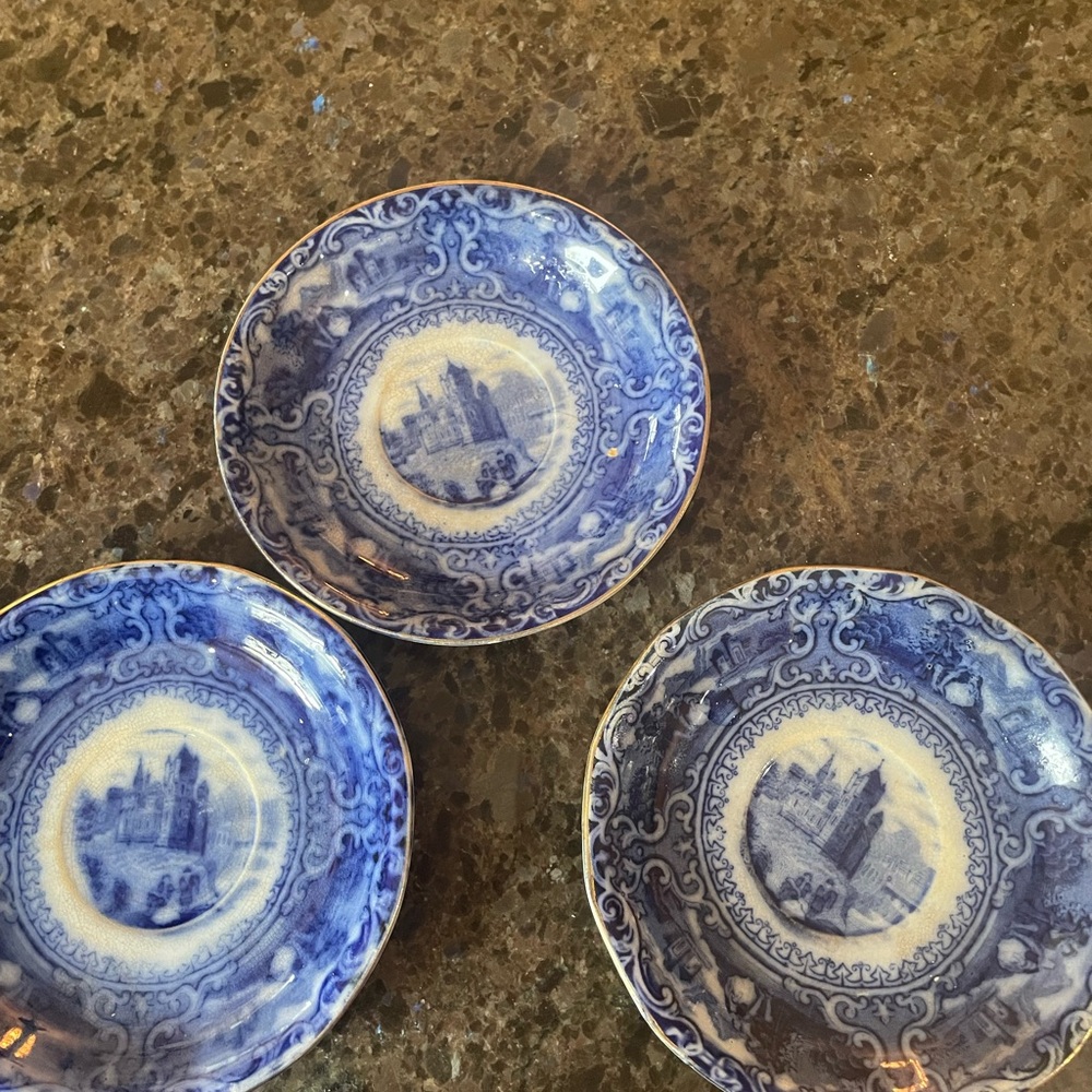 Blue Ceramic Decorative small plate